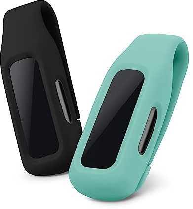 kwmobile Clip Halter kompatibel mit Fitbit Inspire 3 / Inspire 2 / Ace 3 - Silikon Fitnesstracker Halterung - ohne Tracker