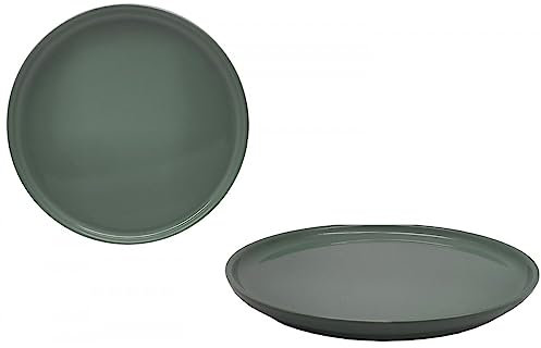 Hogar y Mas Plato Verde Menta Nordic GRES - Plato Postre