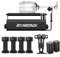 ATOMSTACK R3 Pro Laser Rotary Roller mit trennbarem Stützmodul und Verlängerungstürmen, 360° Y-Achse Rotationsrolle Gravur Hilfsmodul für Lasergravierer, Rotationswalze für Zylinder übergroße Objekte