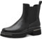 MARCO TOZZI Damen Chelsea Boots aus Kunstleder mit Reißverschluss, Schwarz (Black), 36 EU