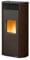 STUFA A PELLETT - ECOFIRE CLELIA 13 PRO3 MOKA STUFA A PELLET CANALIZZABILE - PALAZZETTI