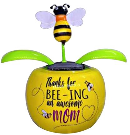 Luckxing Wackelfigur Blume, Solar Tanzende Blume Solarblume Wackelfigur Wackelblume Tier Auto Armaturenbrett Ornament Wackelfiguren Solar Solarbetriebene Wackelblume Für Auto Haus Oder Büro