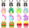 VICHOS 16Pcs Temperamatite, Gadget Compleanno Bambini, Sacchetti Regalini Fine Festa Compleanno Bambino Invitati, Pignatta Regalo Compleanno Bambina
