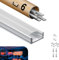 KOSOOM Profile Alu pour Ruban LED 6 pièces x 2 m, avec couvercle en PC mat, Profilé LED U forme Dimensions 17,4 mm x 7 mm, Supporte les Bandes Led d'une Largeur inférieure ou égale à 12,4 mm