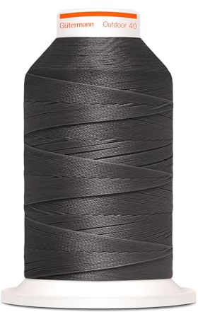 Gütermann Outdoor-Sewing-Thread, 400m, UV-beständig, 7 oder 8, Dunkelgrau