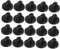 Anneome 200 Stück Pvc-anstecknadelhalter Mit Schmetterlings-anstecknadelverschluss Broschenverschlüsse Anstecknadel-rückseite Für Anstecker Schmuckherstellungszubehör