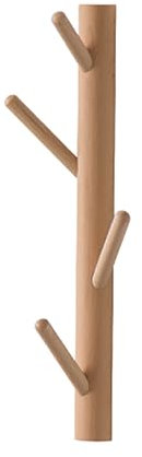 Porte-Manteau Mural, Patères en Bois, Crochet à Clé, Branche d'arbre Créative, Cintre pour Vestes, Sacs, Chapeaux, écharpes, Parapluies, Laisses pour Chiens(Size:4 Hooks,Color:A)