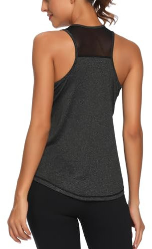 Dawnrole Sport Top Damen Ärmelloses Yoga Oberteile Fitness Gym Sporttop