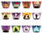 Pirottini per cupcake di Halloween, 12 pirottini per muffin a tema di Halloween, accessori per feste, cupcake, carta per muffin per feste, matrimoni, compleanni, Halloween