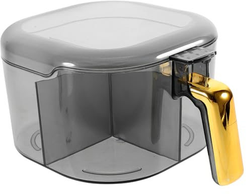TOPBATHY Vierfach Gewürzbehälter mit Deckel, Schwarz, Pet Pp