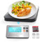 SHGUMITE Digitale Küchenwaage mit kabellosem LCD-Display, 15 kg/33 lb Kochwaage mit 7 Wiegemodi, 1 g hohe Genauigkeit zum Backen/Kochen/Kaffee