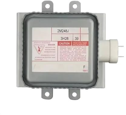 Microwave Oven Water Cooled Long Bottom Plate Magnetron Replacement Spare Parts, Compatible for Toshiba 2M248J, Microwave Oven Accessories