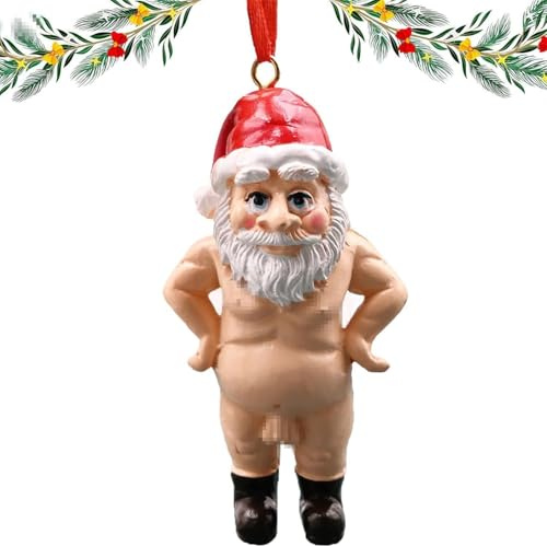 Hängende Weihnachtsdekoration, Neuheit freche Weihnachtsschmuck, hängende Weihnachtsbaum-Hängeornament & Kamin/Bücherregal Dekor (Trompete)