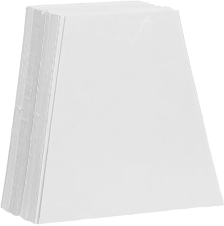 Mikikit 100pcs Trapezoid Paper Quilting Templates 75x45mm Patchwork Paper Piecing Supplies for DIY Sewing Crafts for Patchwork Projects