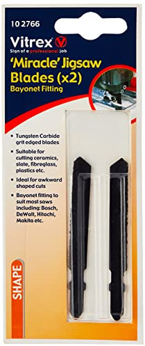 Vitrex 10 2766 T/C Jigsaw Blades (Pack of 2) Bosch Fit