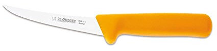 Johannes Giesser Messerfabrik Ausbeinmesser mit amerikanischer Griffform Messer, Grau, 13 cm