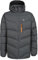 Trespass Blustery, Ash, L, Warm Padded Waterproof Winter Jacket with Removable Hood for Men, Large, Grey
