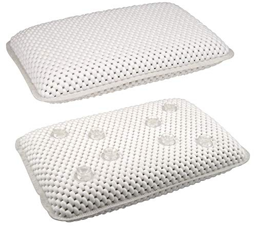 Bathtub Pillow, Bath Pillow Bath and Spa Head Rest with Suction Cups Bath Cushion Bathing Pillow