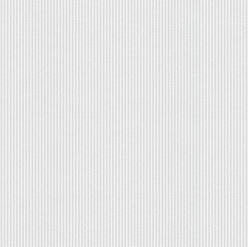 Grandeco Pinstripe Nursery Textured Wallpaper Grey