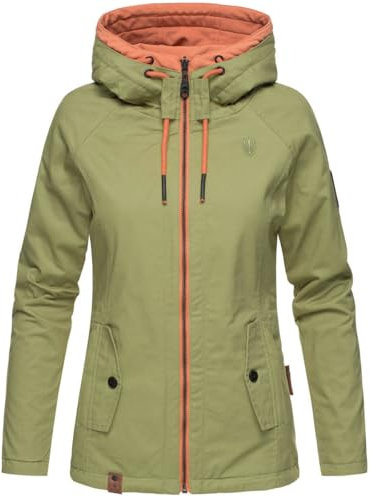 Marikoo Veste softshell réversible 2 en 1 pour femme B691 - Vert - X-Small