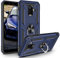 Vunake für Samsung Galaxy A6 2018 Hülle Handyhülle mit 360 Grad Ring Ständer Magnetisch Dual Layer TPU Bumper PC Stoßfest Case Cover Schutzhülle für Samsung Galaxy A6 2018 Hülle Blau