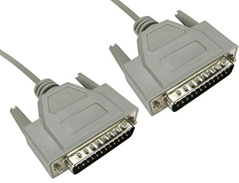 RS PRO Serielles Kabel / 25-polig, D-Sub Stecker / 25-polig, D-Sub Stecker, 2m, Grau, CE, REACH
