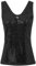 GRACE KARIN Damen Pailletten Tops Sparkling Tank Top Sparkle Shimmer Bluse Ärmellos V-Ausschnitt Weste XL Schwarz Cl011080-4