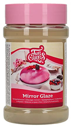 FunCakes Mirror Glaze: Glasur für Kuchen, perfekt zum Dekorieren von Kuchen, Glasurglasur. 325 g.