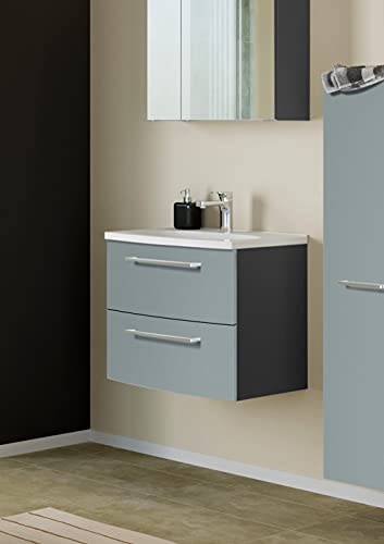 Waschtisch Badschrank Handwaschbecken Waschplatz Waschbecken Badmöbel Genua IX