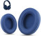 Krone Kalpasmos Coussinets de Rechange pour Casque Beats Studio 3 sans Fil, compatibles avec Beats Studio 2 & 3 Filaire/sans Fil/modèle B0501/ B0500, Cuir protéiné et Mousse à mémoire de Forme, Bleu