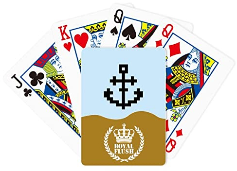 Summer Sail Sailors Ship Pixel Royal Flush Poker Spielkartenspiel