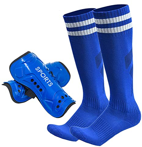 AITUSI Fußball-Schienbeinschoner für Kinder, Jugendliche, Schienbeinschoner und lange Fußballsocken für Kinder von 3-15 Jahren, Kinder und Jugendliche, Fußballausrüstung für Fußballspiele