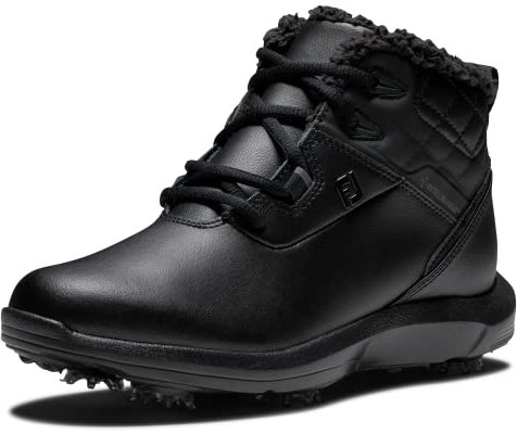 FootJoy Women's Fj Boot Golf Shoe, Black, 8 UK