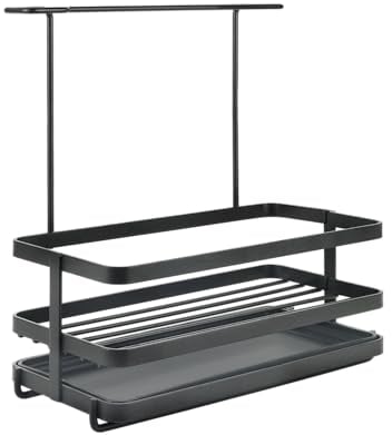 METALTEX 352902000 ORGANIZADOR FREGADERO BAYETA TOKYO LAVA Abtropfhalter, Metall, Schwarz
