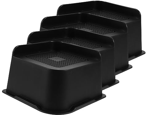 Homoyoyo 4 Pièces Pieds De Meuble Chaise Table Élévatrice Élévateurs De Lit Rehausseurs De Pied De Table Refroidisseur De Verre Monte-Meubles Blocs De Caoutchouc Sofa Pieds De Table
