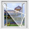 45 x 75 cm, Moskitonetz, Fenster, Fliegengitter, Insektenschutz, Netz für Fenster
