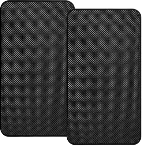 Andibro 2 Stück Antirutschmatte Auto Armaturenbrett Selbstklebend,26 9 x 15 cm rutschfeste Gel Klebematte universelle Magic pad Klebematte für Auto Armaturenbrett Telefone Sonnenbrillen Schlüssel
