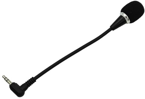 Alnicov Mini Microphone 3.5mm connecteur Audio tête idéal micro condensateur pour ordinateur portable ordinateur portable tablette PC Skype