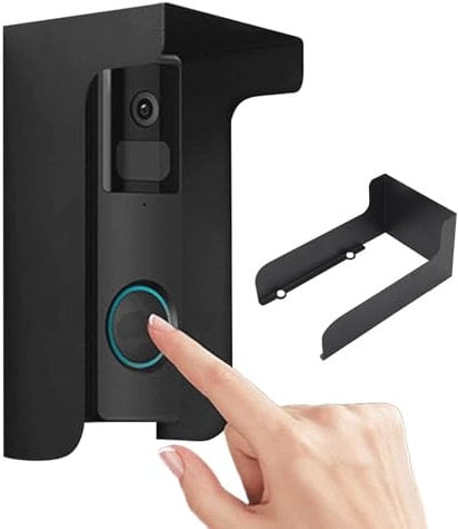 ring doorbell protector waterproof anti-glare rain cover doorbell guard cover ring doorbell case doorbell shield cover ring doorbell protection doorbell casing cover steel windproof doorbell