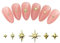 GlamRays Pack of 1000 Gold Star Nail Charms Metal Six Dots Star-Shaped Nail Cups Bling Sternlight Series Gold Design Nail Art Accessories for Acrylic Nails Alloy (Gold)