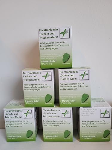 6 x Reinigungskonzentrat Dentalreiniger für Ultraschall Reinigungsgeräte