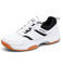 sekiueo Badminton-Tennisschuhe Für Herren Nicht Abfärbende Hallenschuhe Leicht rutschfest Für Pickleball Squash,Weiß,43 EU