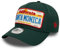 New Era Santa Monica Cap grün verstellbare Kappe Snapback gebogener Schirm Nummernschild - One-Size