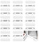 Cache Aeration Fenetre Pvc, 30 pièces Busette de Drainage, Cache Tempete Fenetre, fenêtre capuchons d'extrémité de rebord de fenêtre bouchons de drainage de remplacement couvercles de(blanc)