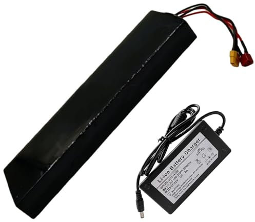 GNIUBBDB 36V 12Ah E-Bike Lithium Ion Battery Pack with 42V 2A Charger 10S4P Electric Bicycle Scooter Battery Built-in BMS for 250W 300W 350W 500W Motor XT90 Plug