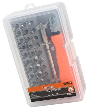 Set di cacciaviti multiuso da 32 pezzi, con punta per tutte le esigenze di riparazione, sicuro, facile da maneggiare, comfort e durata, strumento di riparazione domestica