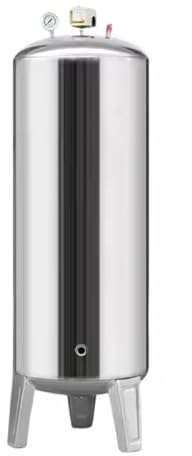 Ausdehnungsgefäß Trinkwasser Wasserdruckbehälter aus Edelstahl 304 – Automatische Wasserförderung – Druckschalter & Manometer – Geschlossener Tank 60L–400L(200L/53Gal)