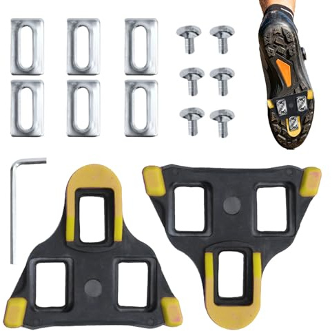 1 Paar Fahrrad Stollen für Shimano Sl (Sh12 Sh11 Sh10) Ersatzcleats,Kompatibel Mit SPD Sm-Sh11 Klickpedale Cleats,Lndoor Outdoor Rennrad Fahrradschuhe Schuhplatten,Schuhplattenset Pedale
