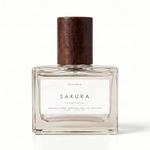 BOHORIA Parfum 30 ml Vanilla Vibes – Warmes Vanille Parfum mit cremigen & sinnlichen Noten – Unisex Eau de Parfum für Alltag & besondere Momente (30 ml, Sakura)