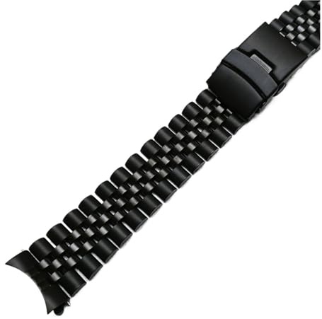 Générique FYXT Bracelet De Montre En Acier Inoxydable, Extrémité Incurvée, 20mm, 22mm, Argent, Noir, Compatible Avec Tissot